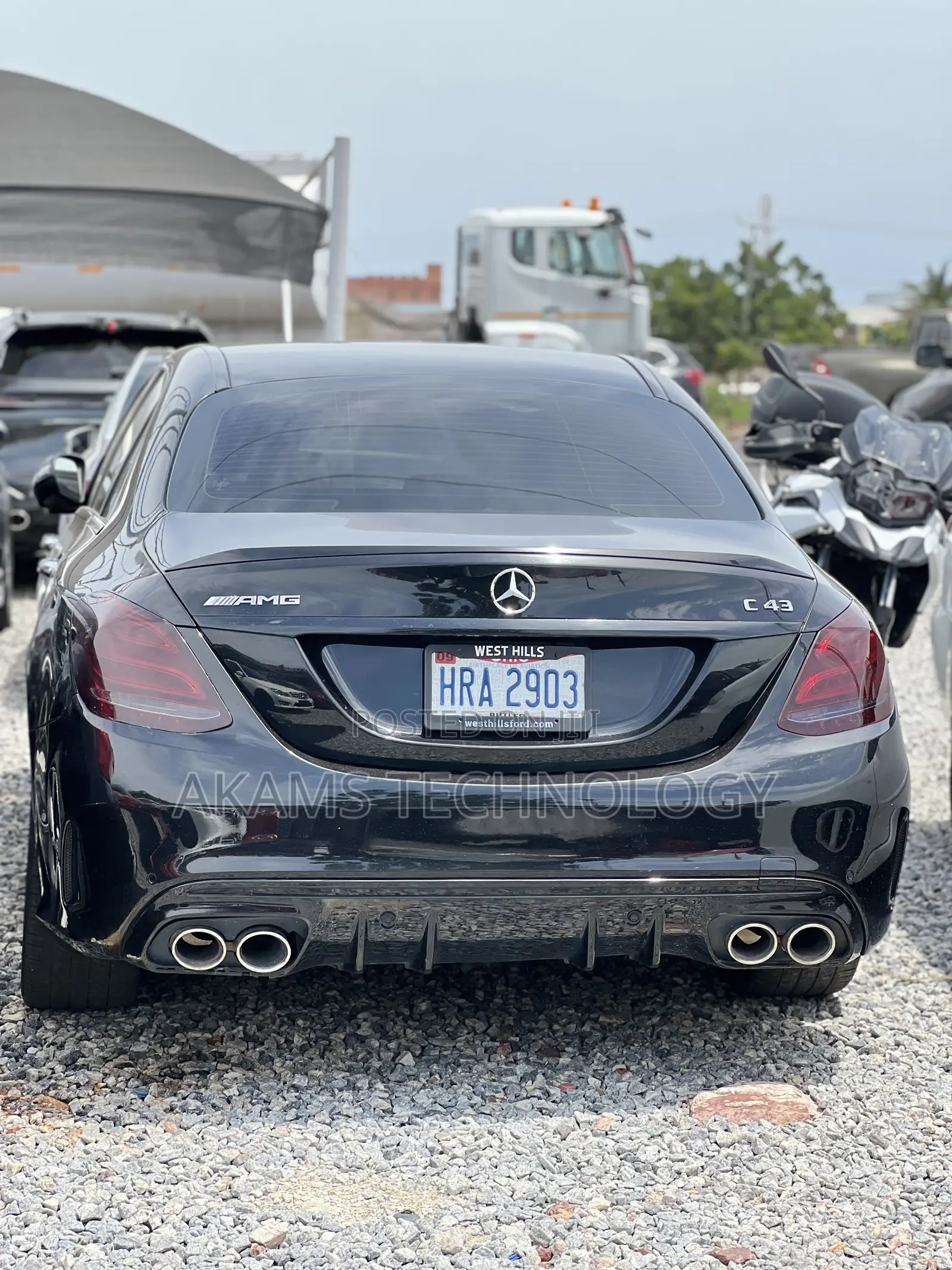 Mercedes-Benz C43 4Matic Sedan AWD (3.0L V6 9AM) 2018 Black