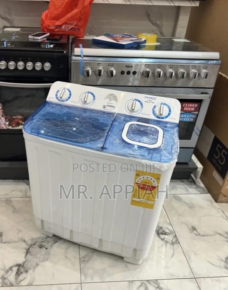 Super Adorable Nasco 7kg Semi-Auto Electric Washing Machine(Spin Dry)