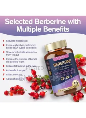 Berberine With Ceylon Cinnamon, Milk Thistle, Turmeric, Bitter Melon