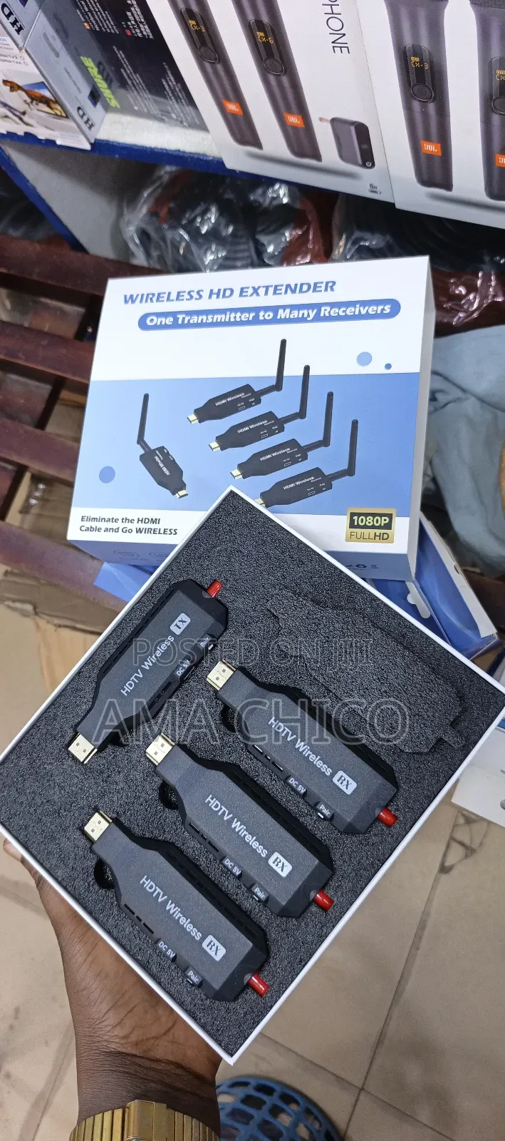1 Transmitter to 3 Receivers Wireless Hdmi