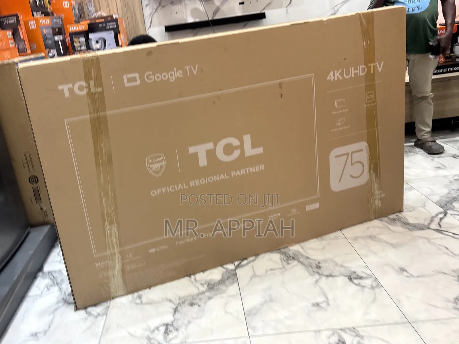 Choose Unique TCL 75” Qled Smart Screen Television(2025 Model)