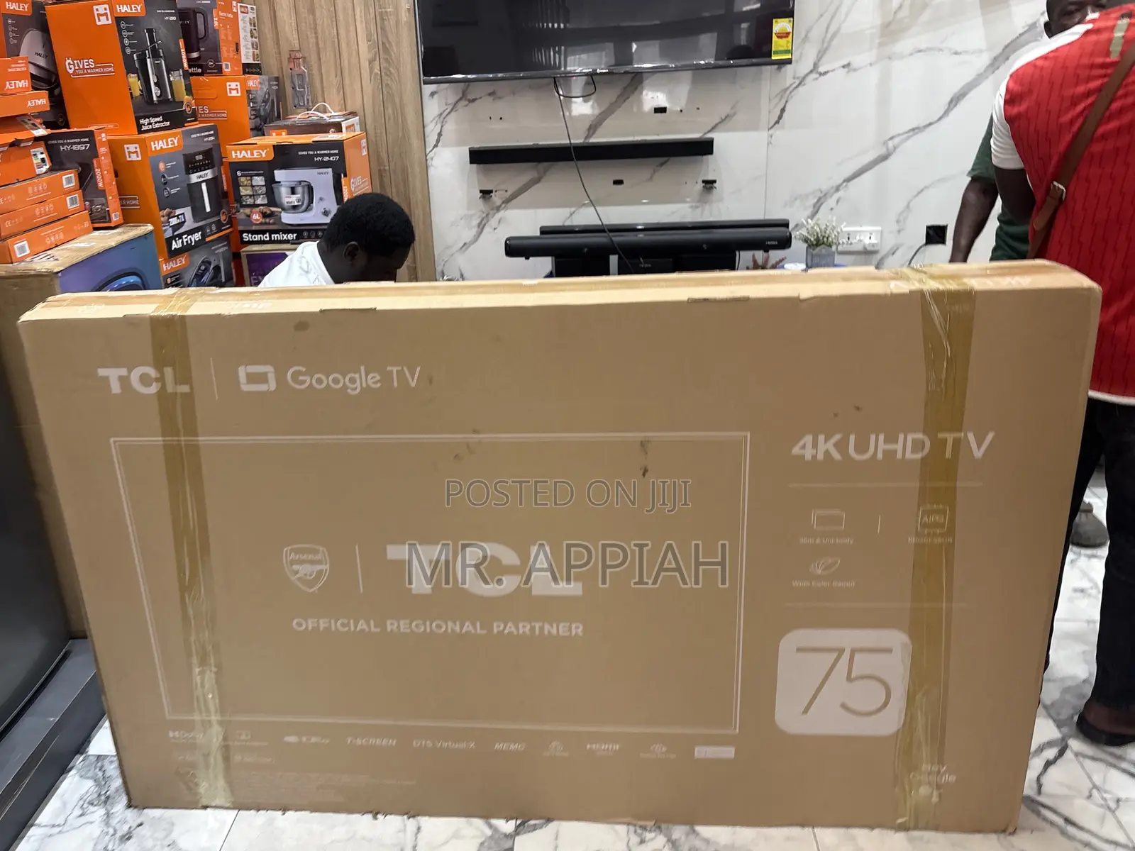 Choose Unique TCL 75” Qled Smart Screen Television(2025 Model)