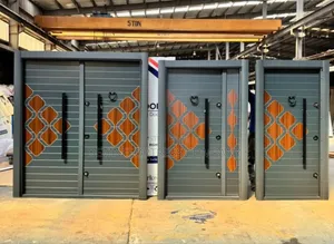 High Quality Gray and Brown Heavy Duty Turkish Water Proof Door