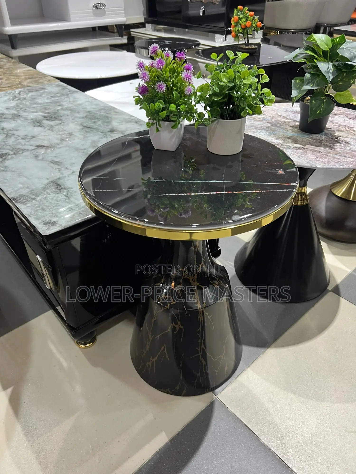 New Marble Side Tables