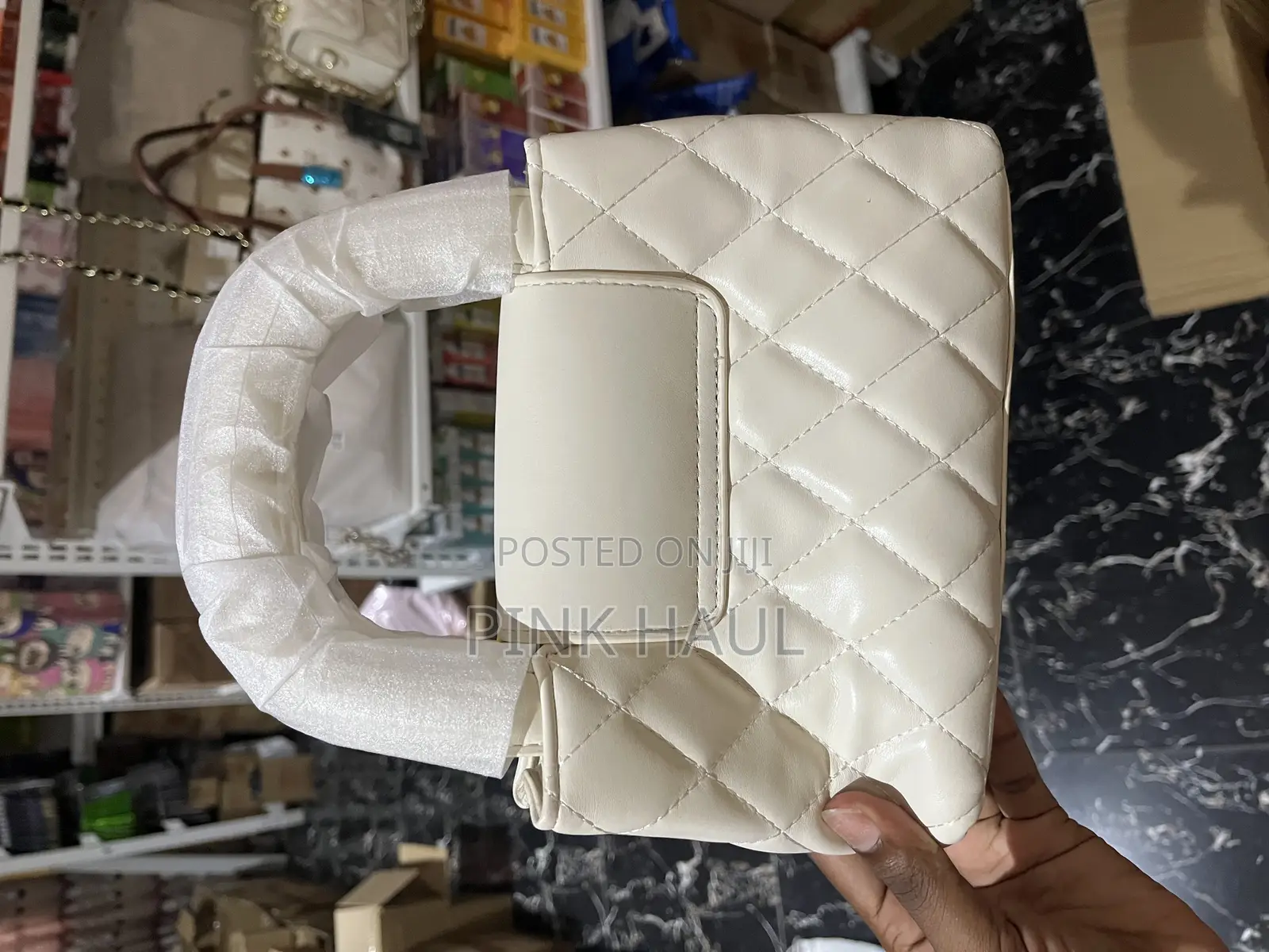 White Handbag