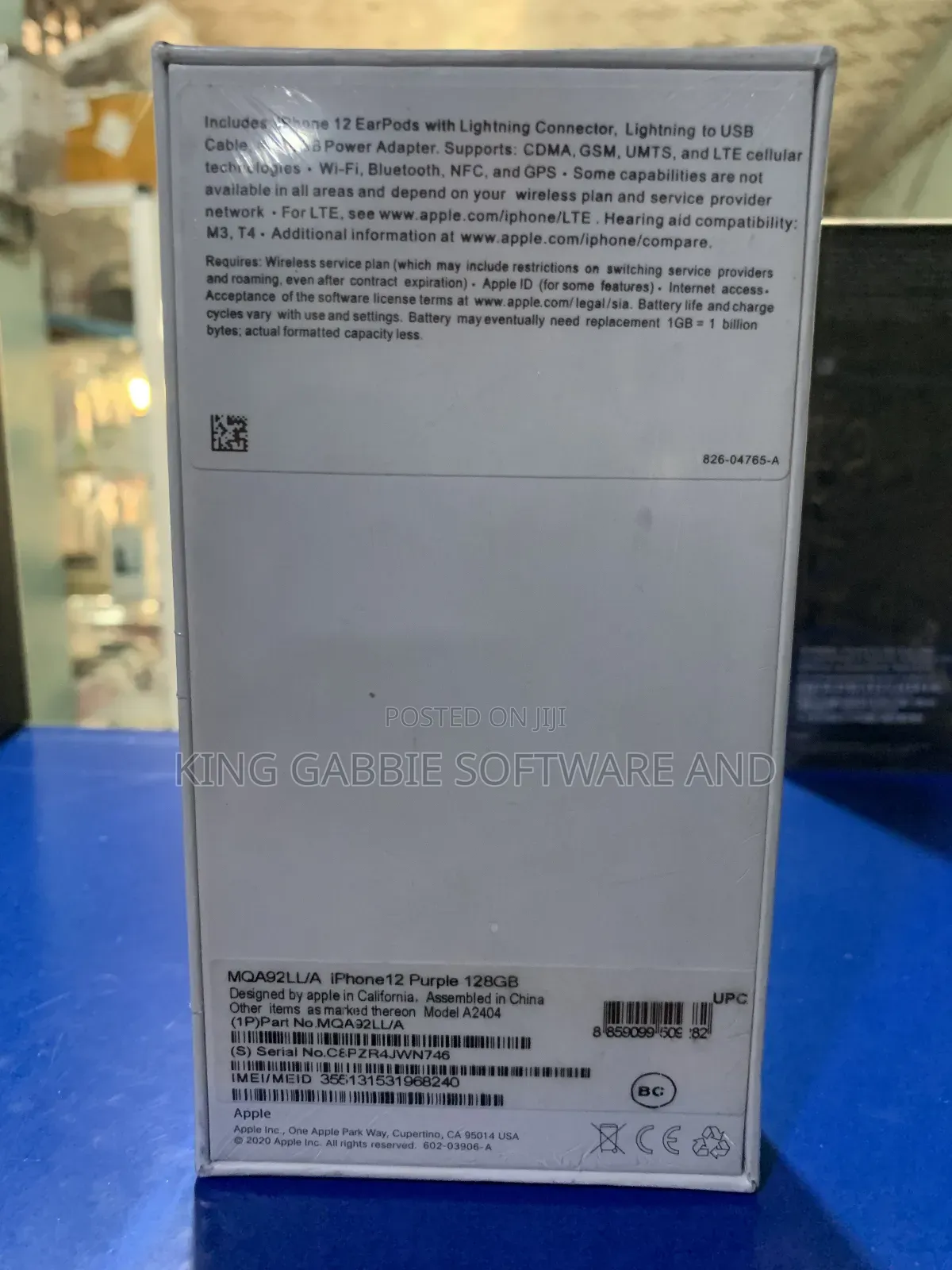 New Apple iPhone 12 128 GB Purple