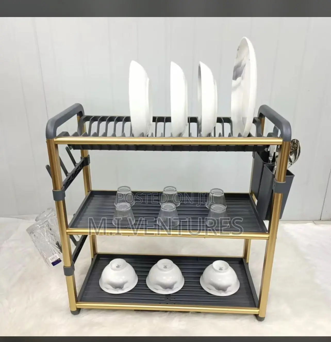 3-Tier Dish Draining Rack