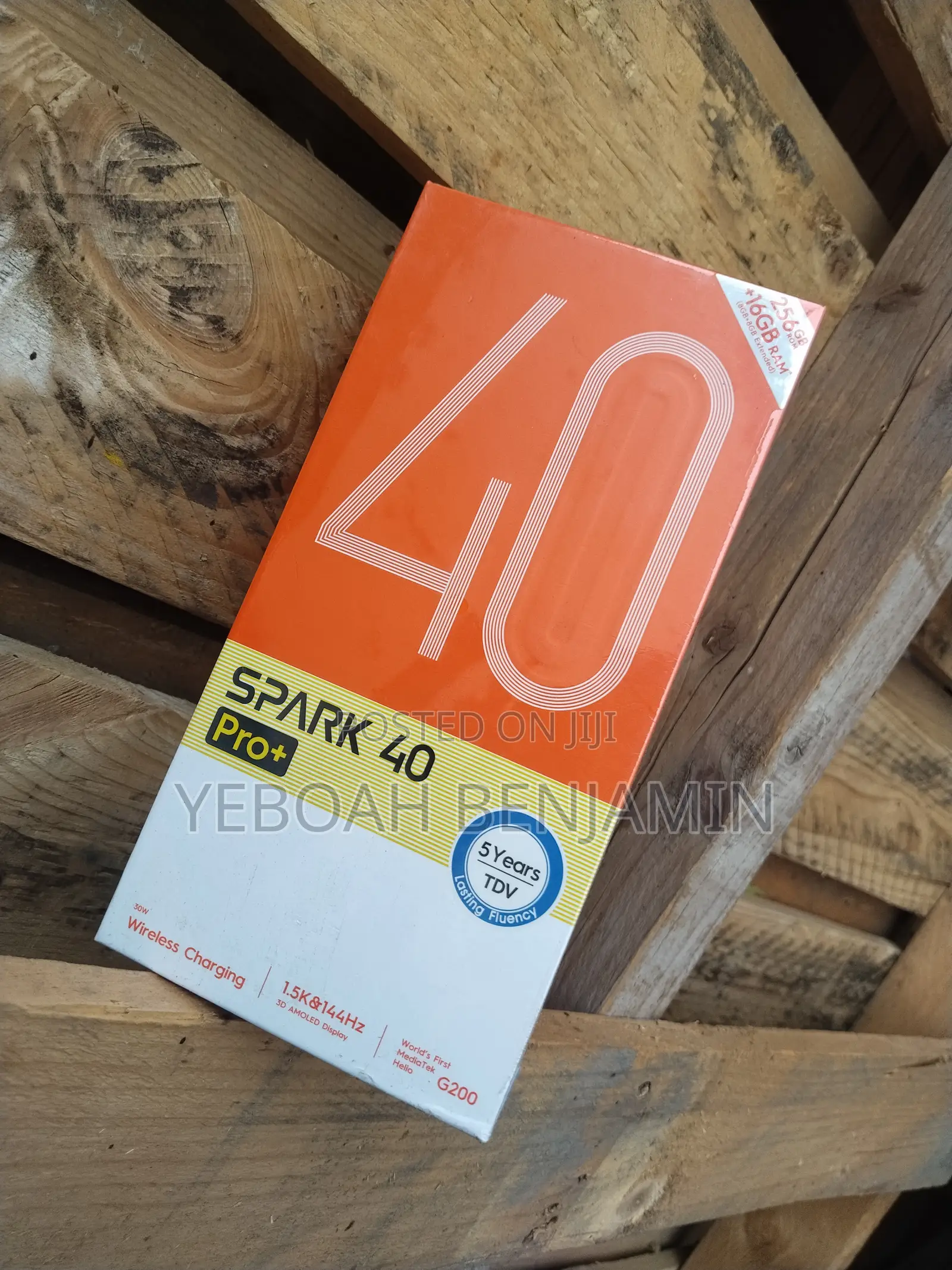 New Tecno Spark 40 Pro+ 256 GB Black