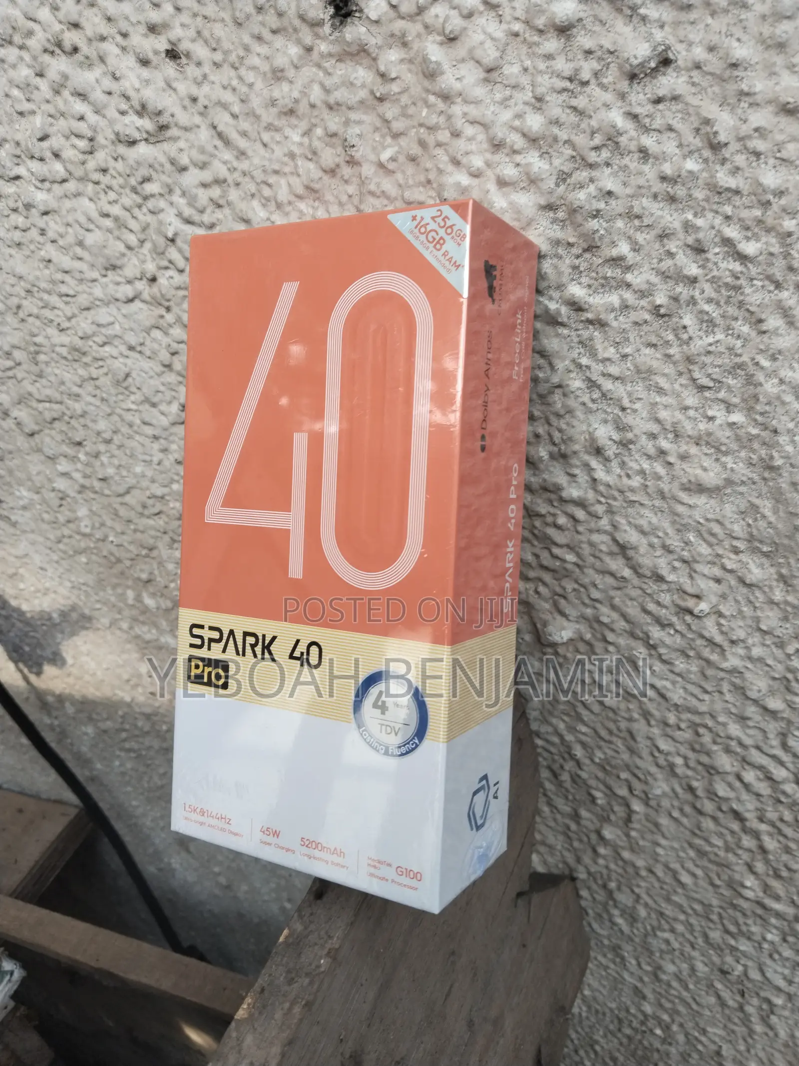 New Tecno Spark 40 Pro 256 GB Blue