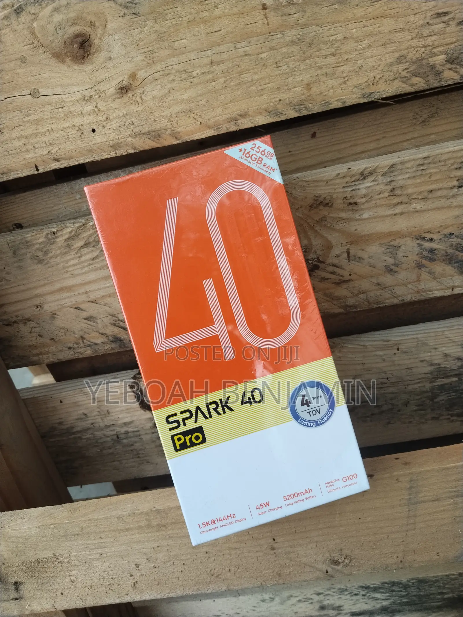New Tecno Spark 40 Pro 256 GB Blue