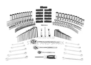 Hart 300-Piece Mechanics Tool Set, Multiple Drive, Chrome Finish