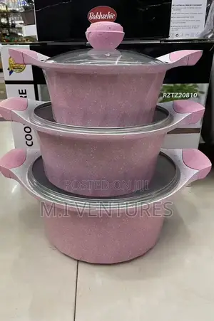 3 Pieces Set Non Stick Cookware