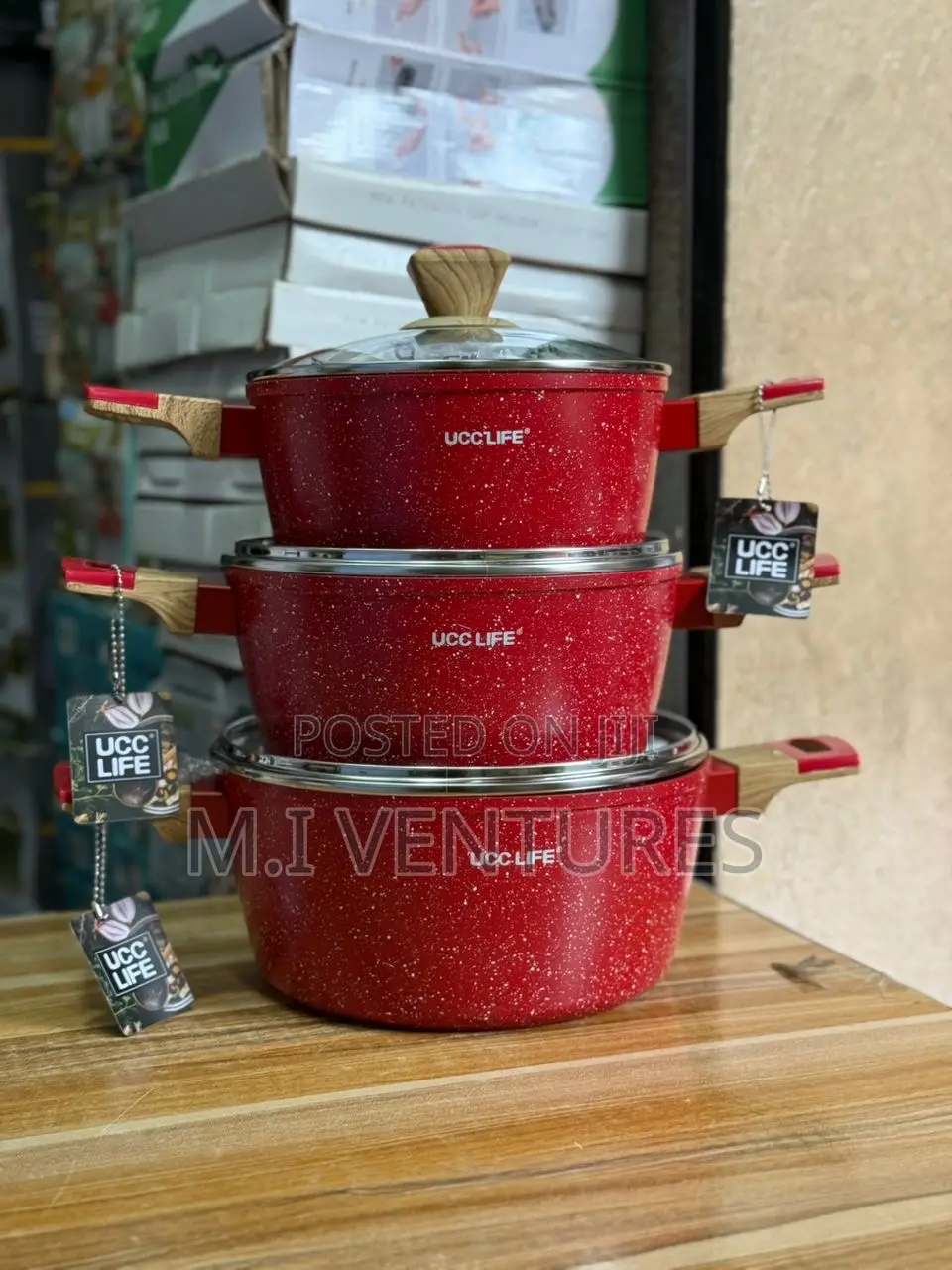 3 Pieces Set Non Stick Cookware
