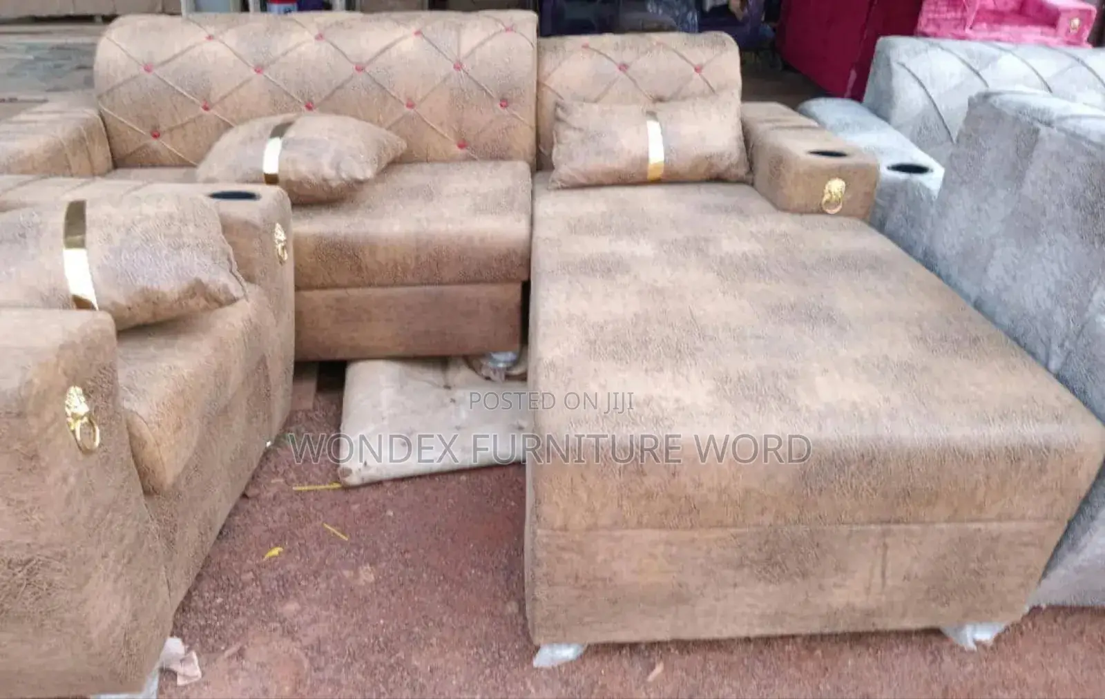 Single and L Shaped Stuffing Chair Very Neat and Comfortable