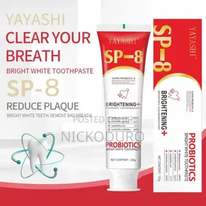 Sp-8 Probiotic Whitening Toothpaste !