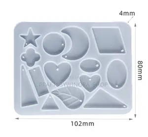 Resin Diamond Earring/Pendant Mould
