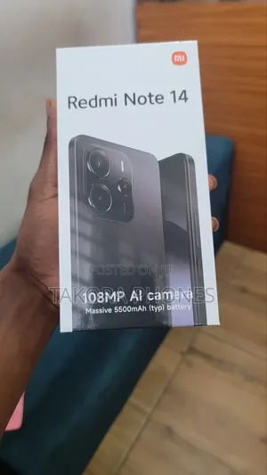 New Xiaomi Redmi Note 14 4G 128 GB Black