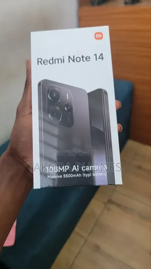 New Xiaomi Redmi Note 14 4G 128 GB Black