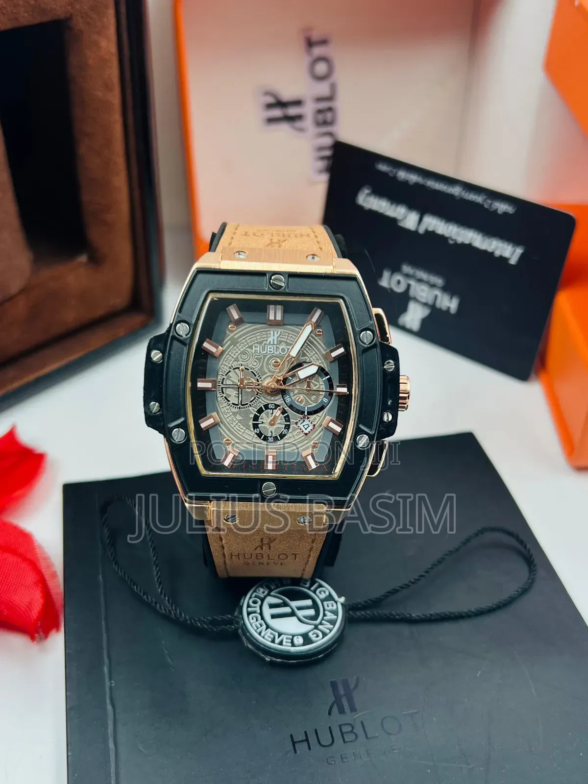 Hublot Leather Watch