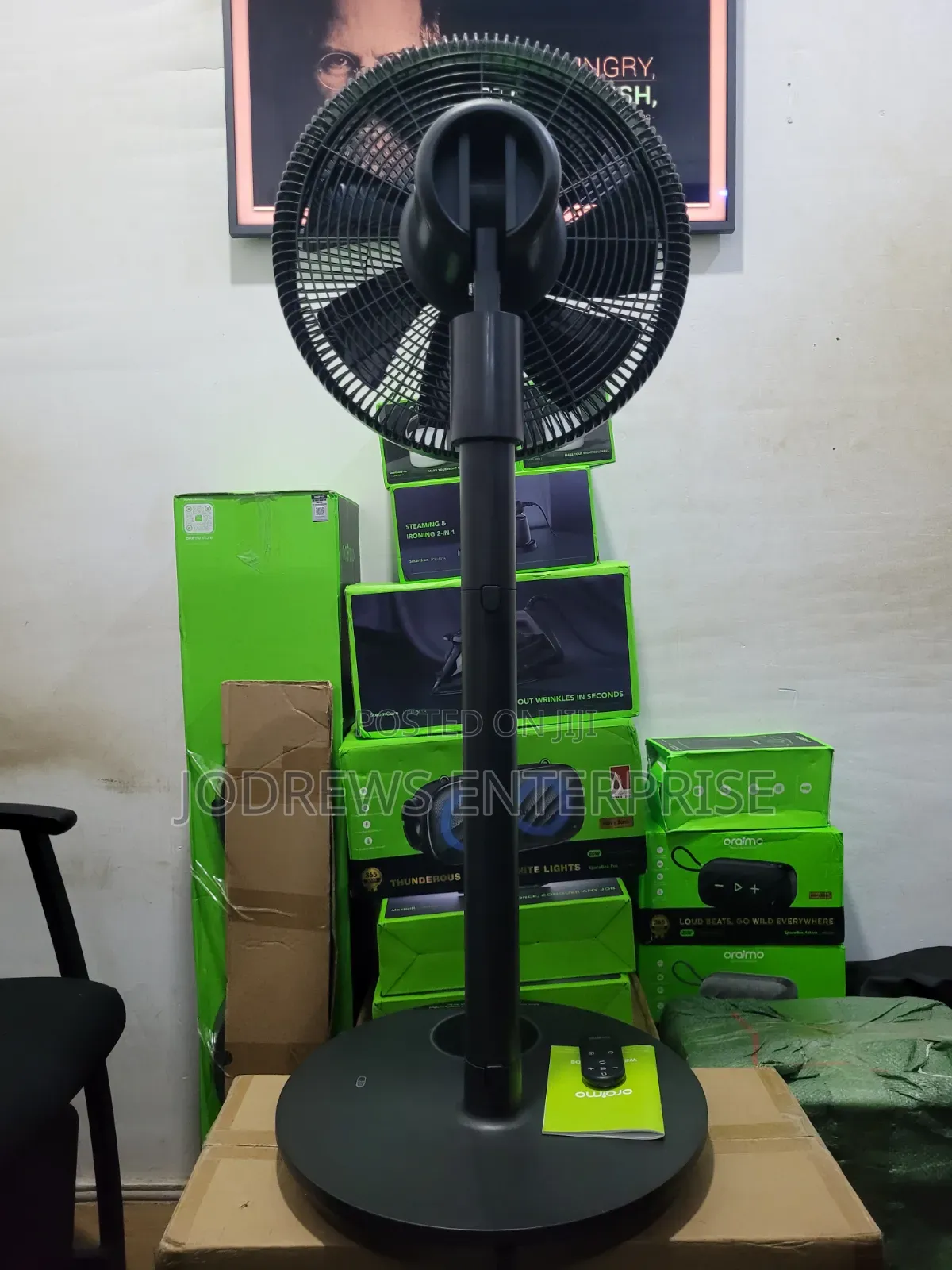 Oraimo Aircruze 14 Inch Rechargeable Pedestal Fan