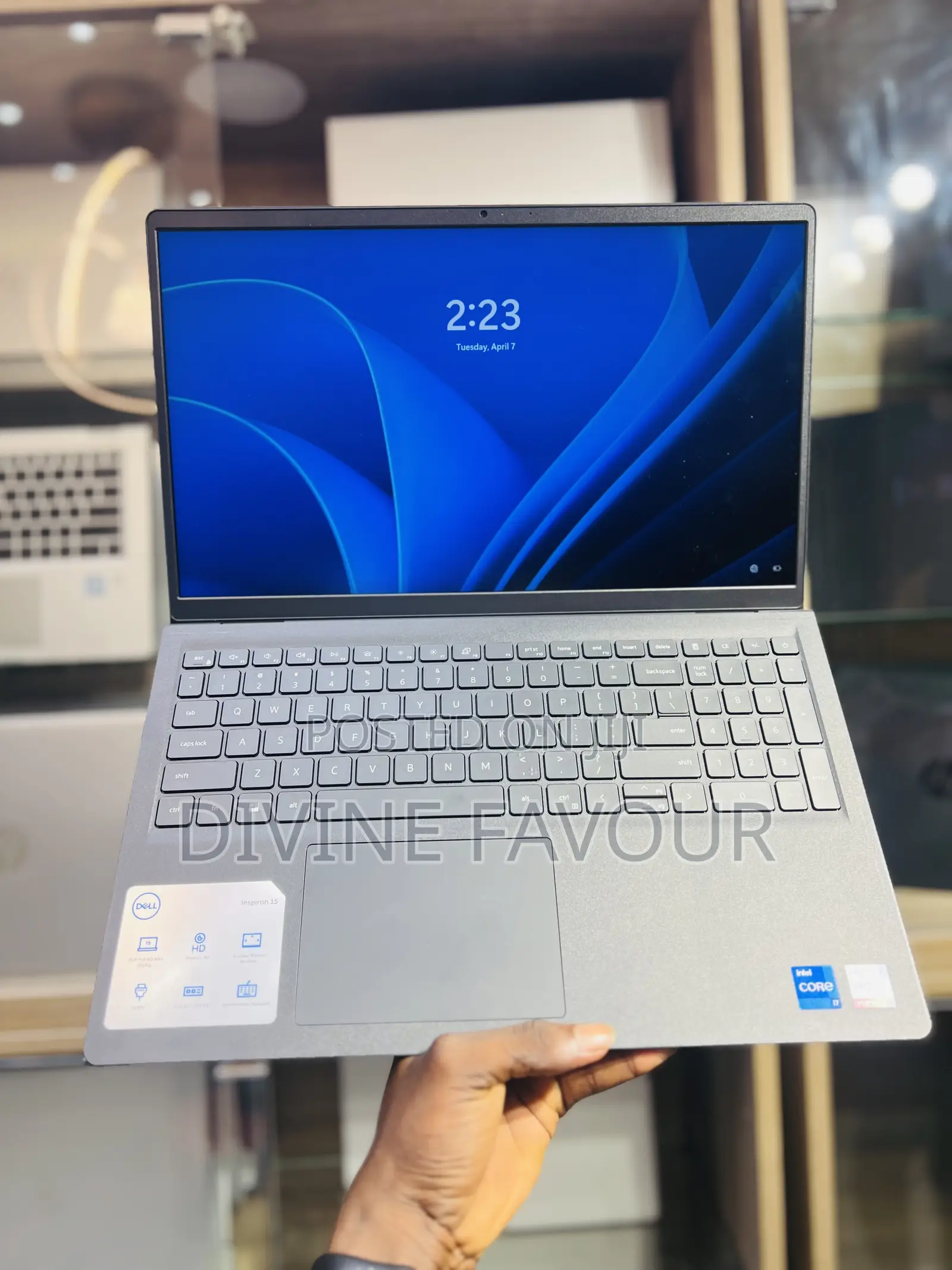 Laptop Dell Inspiron 15 8GB Intel Core i7 SSD 256GB