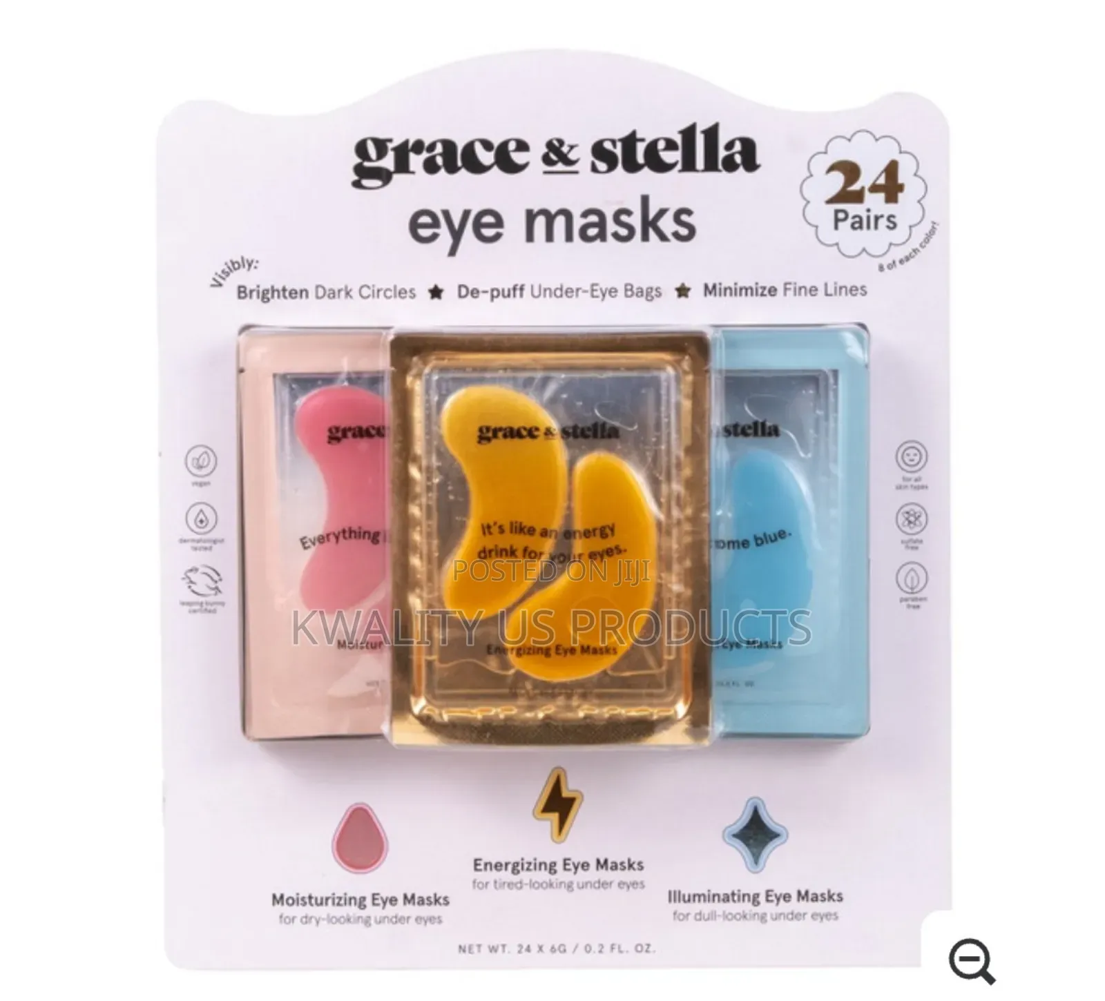 Stella and Grace Under Eye Masks - 24 Pairs