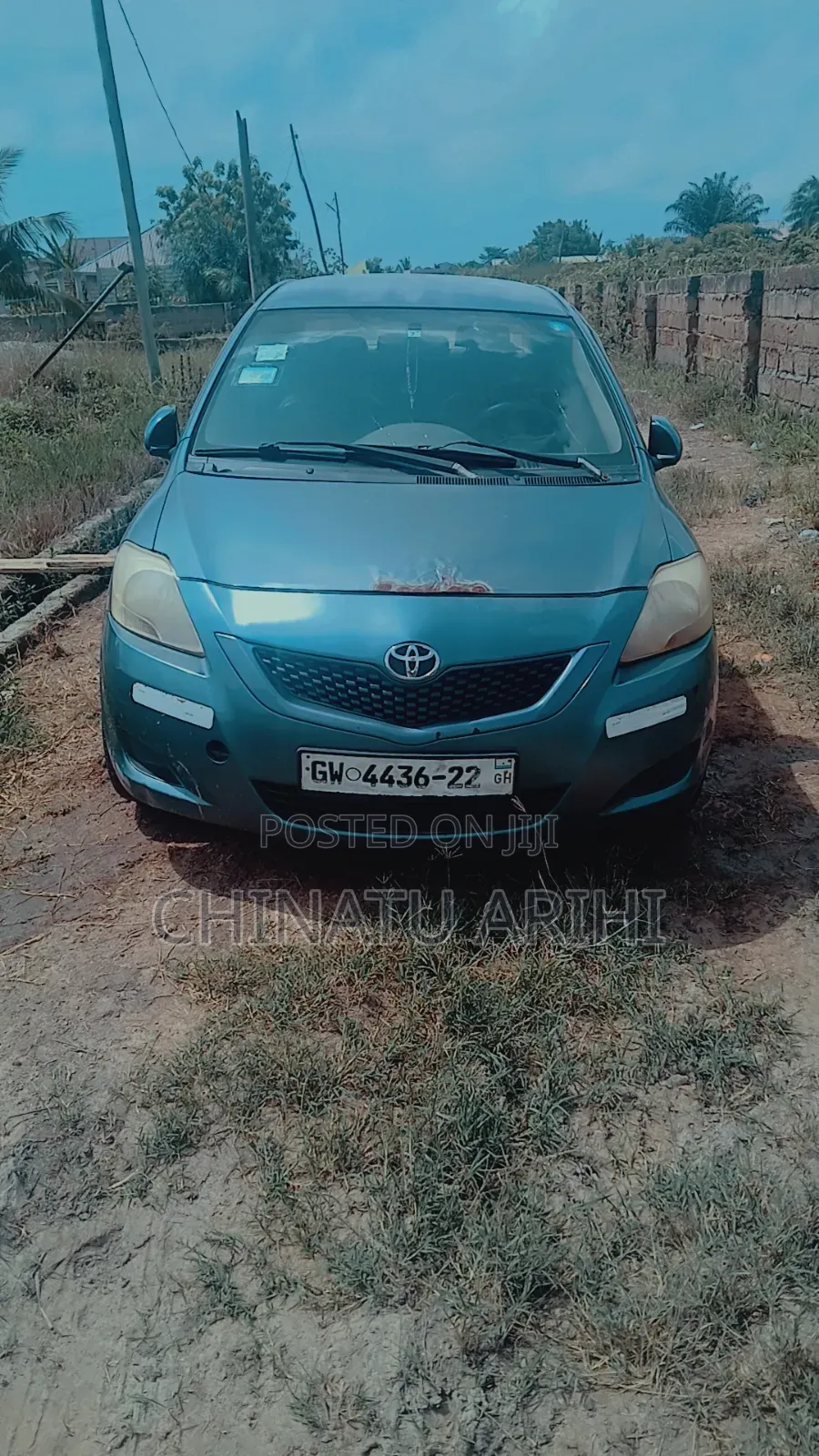 Toyota Belta 2012 Blue