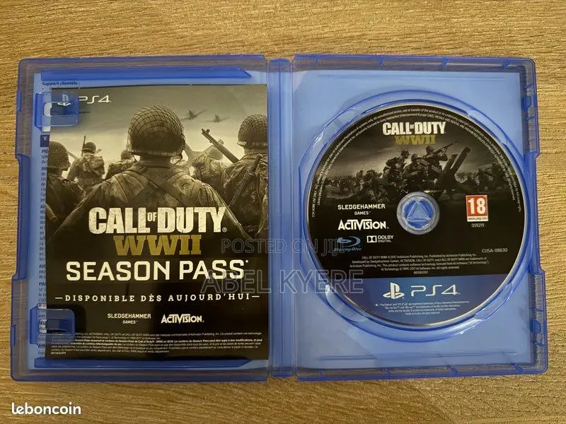 Call of Duty World War 2 Ps4 Cd