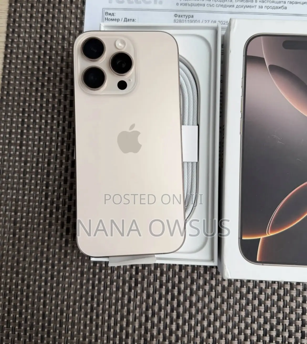 New Apple iPhone 16 Pro Max 512 GB Gold