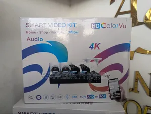 Colorvu Smart Surveillance CCTV Camera 4 Channel With 500gb Hardrive