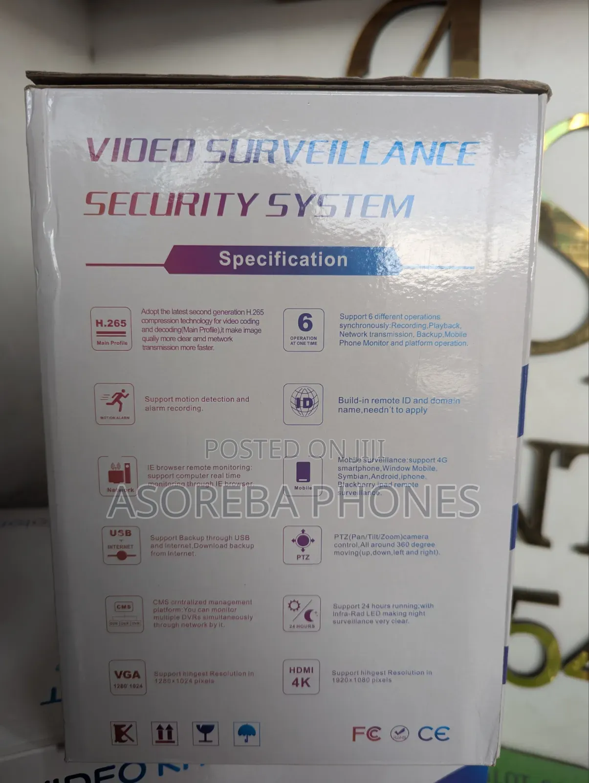 Colorvu Smart Surveillance CCTV Camera 4 Channel With 500gb Hardrive