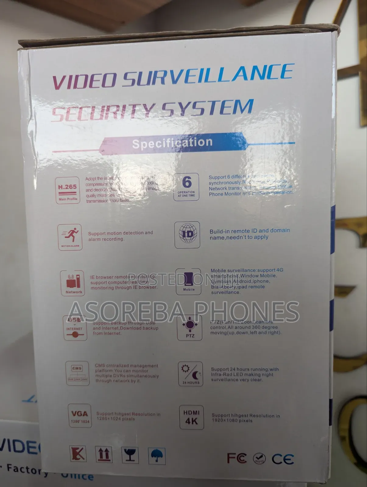 Colorvu Smart Surveillance CCTV Camera 4 Channel With 500gb Hardrive