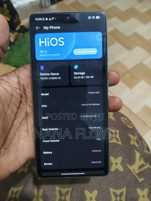 Tecno Camon 40 256 GB Black