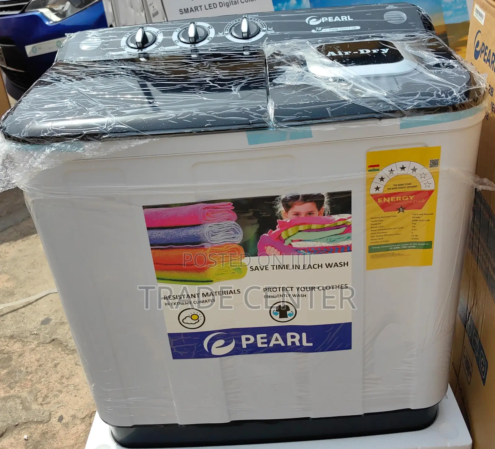 Pearl 7kg Semi Automatic Washing Machine