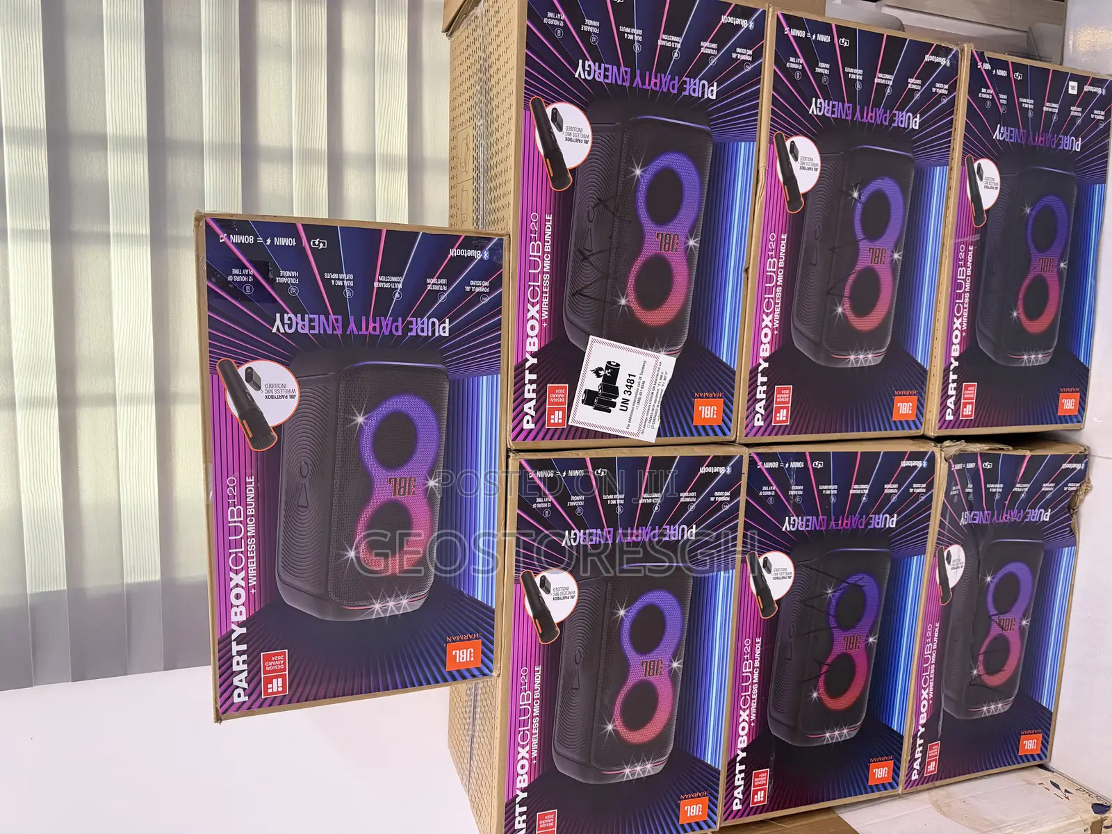 JBL Partybox Club 120 Portable Party Speaker With Wireless Microphone ...