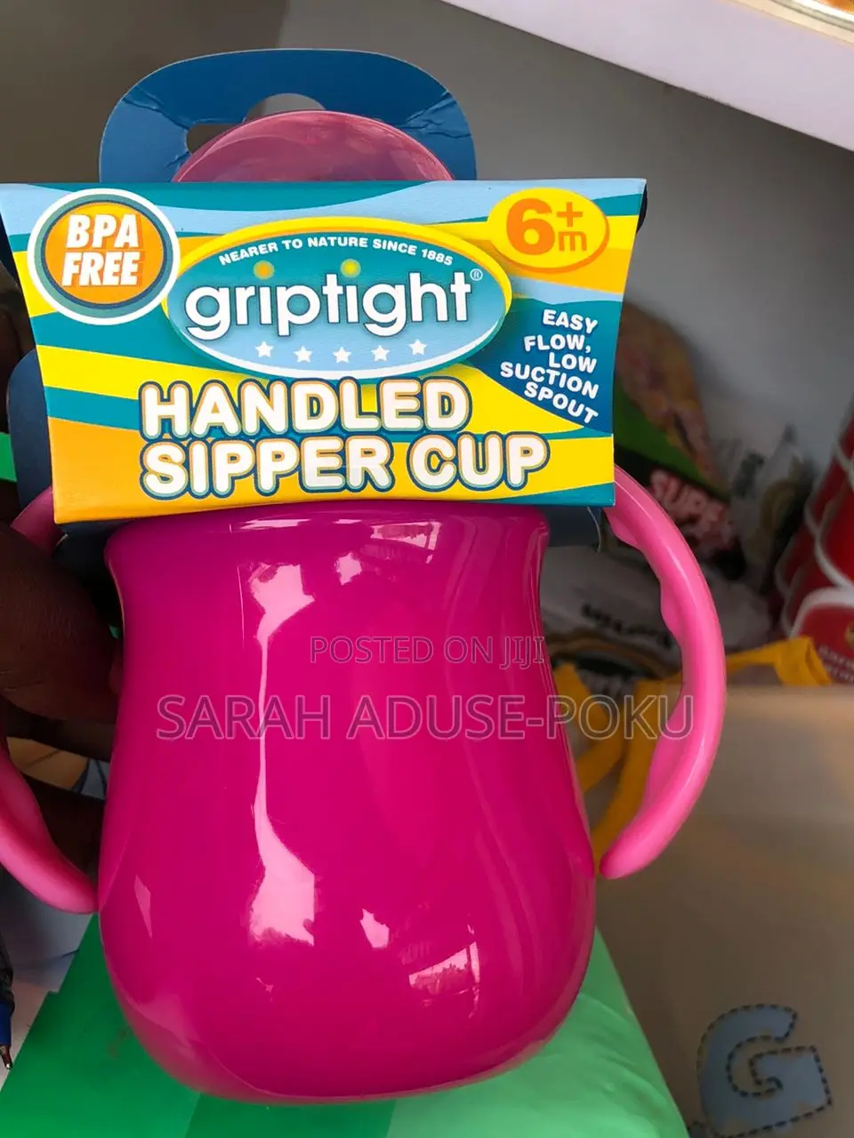 Griptight Handled Sippy Bottle/Cup