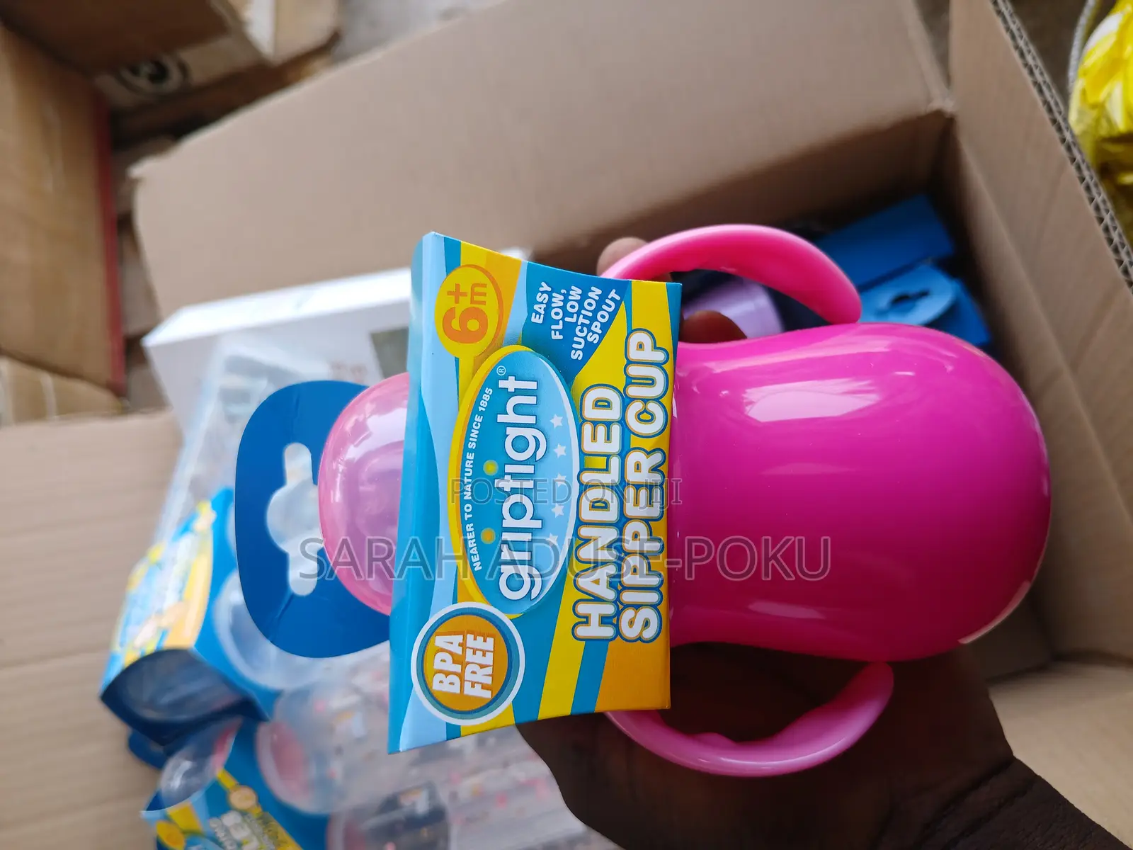 Griptight Handled Sippy Bottle/Cup