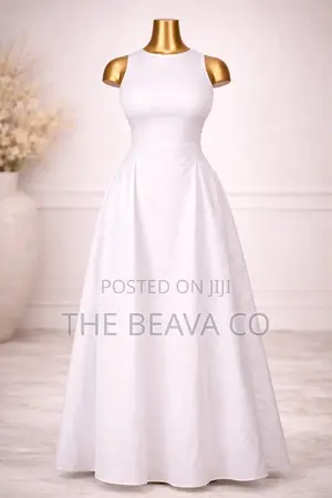 White Flare Maxi Dress
