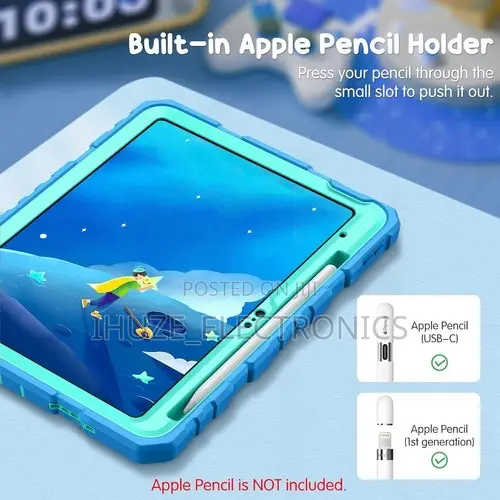 Rugged Heavy Duty Case for iPad A16 and 10th Gen (10.9-Inch)