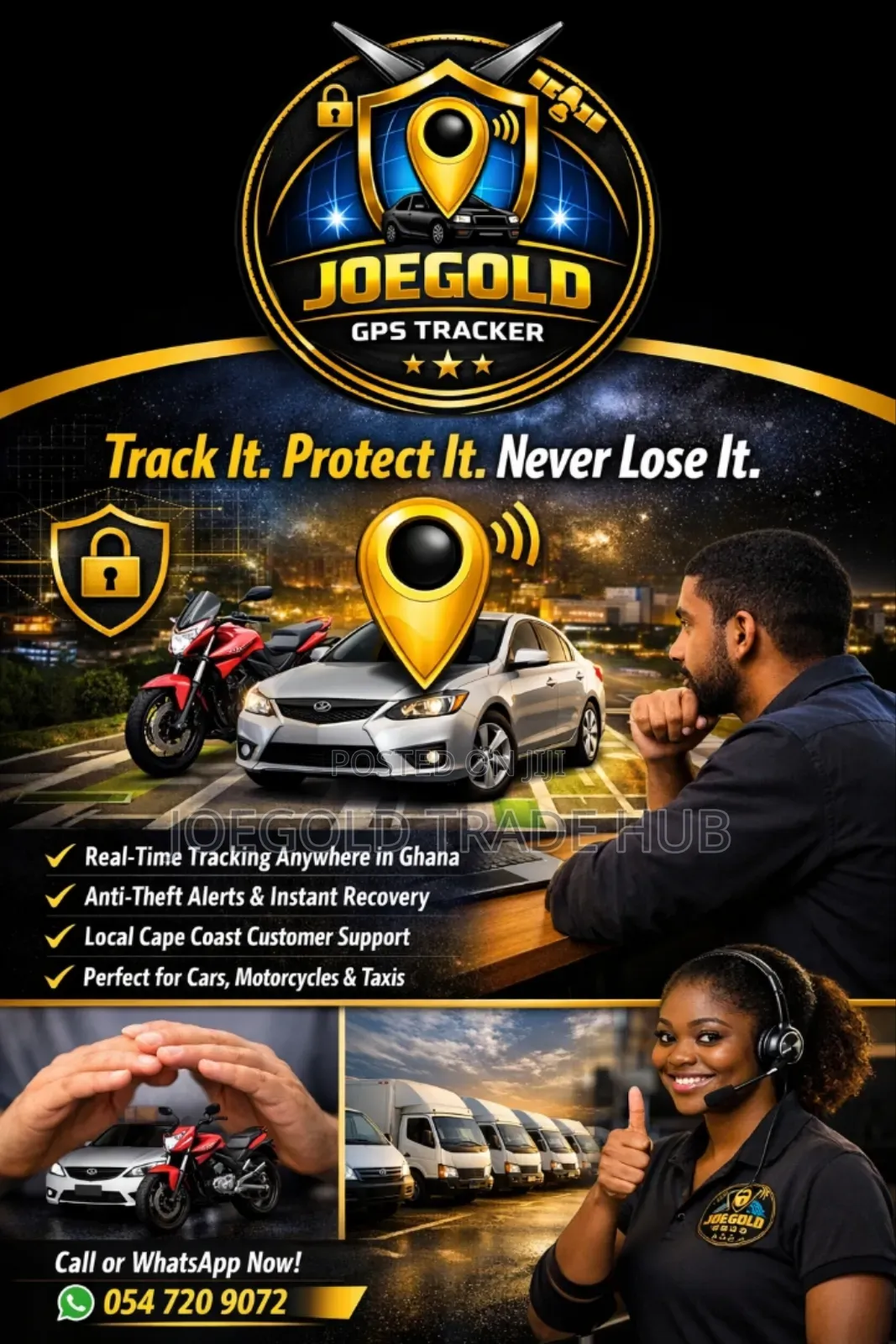 GPS Car and Motorbike Tracker.