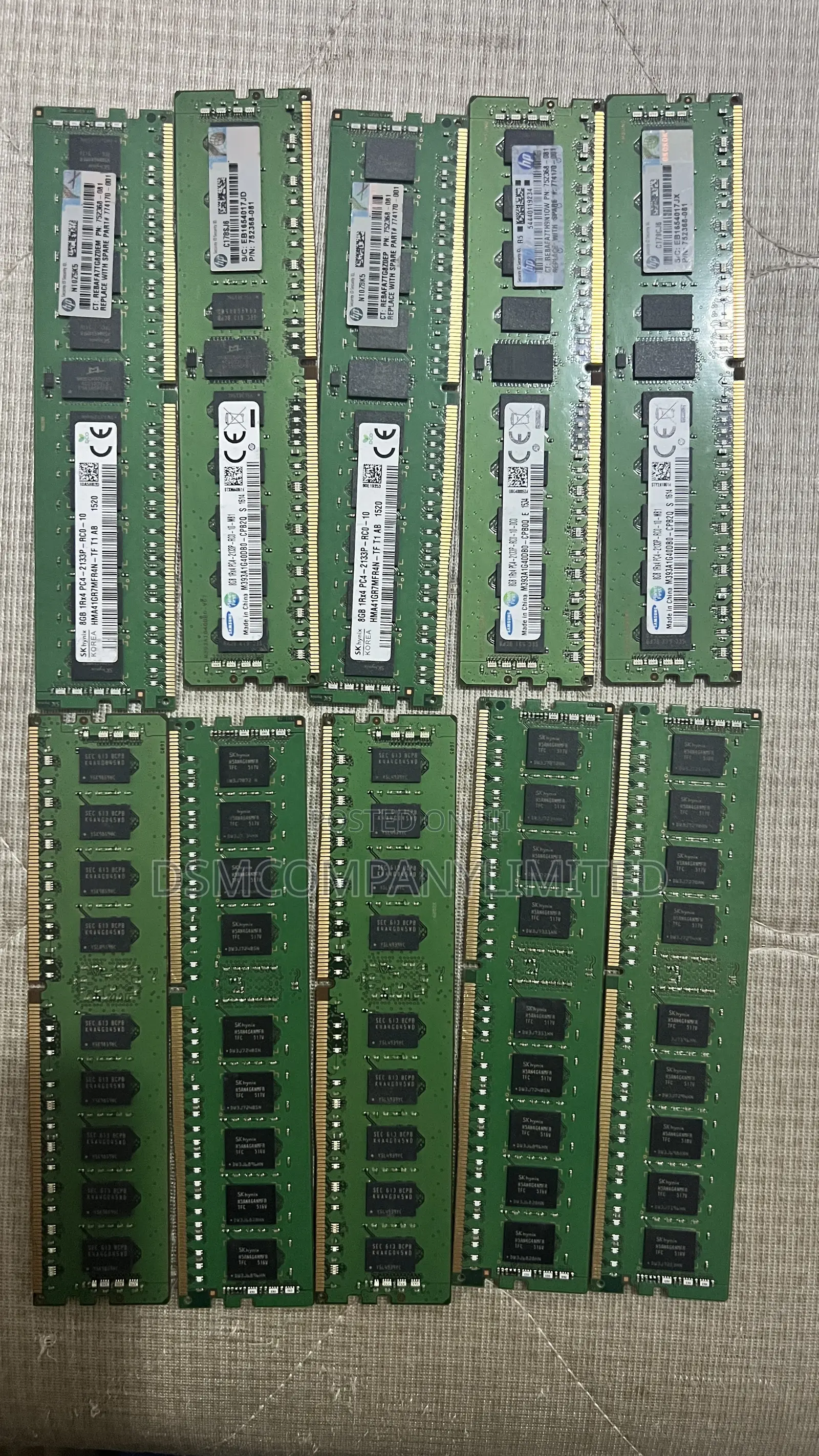 Ddr4 and Ddr3 Server Memory 8gig