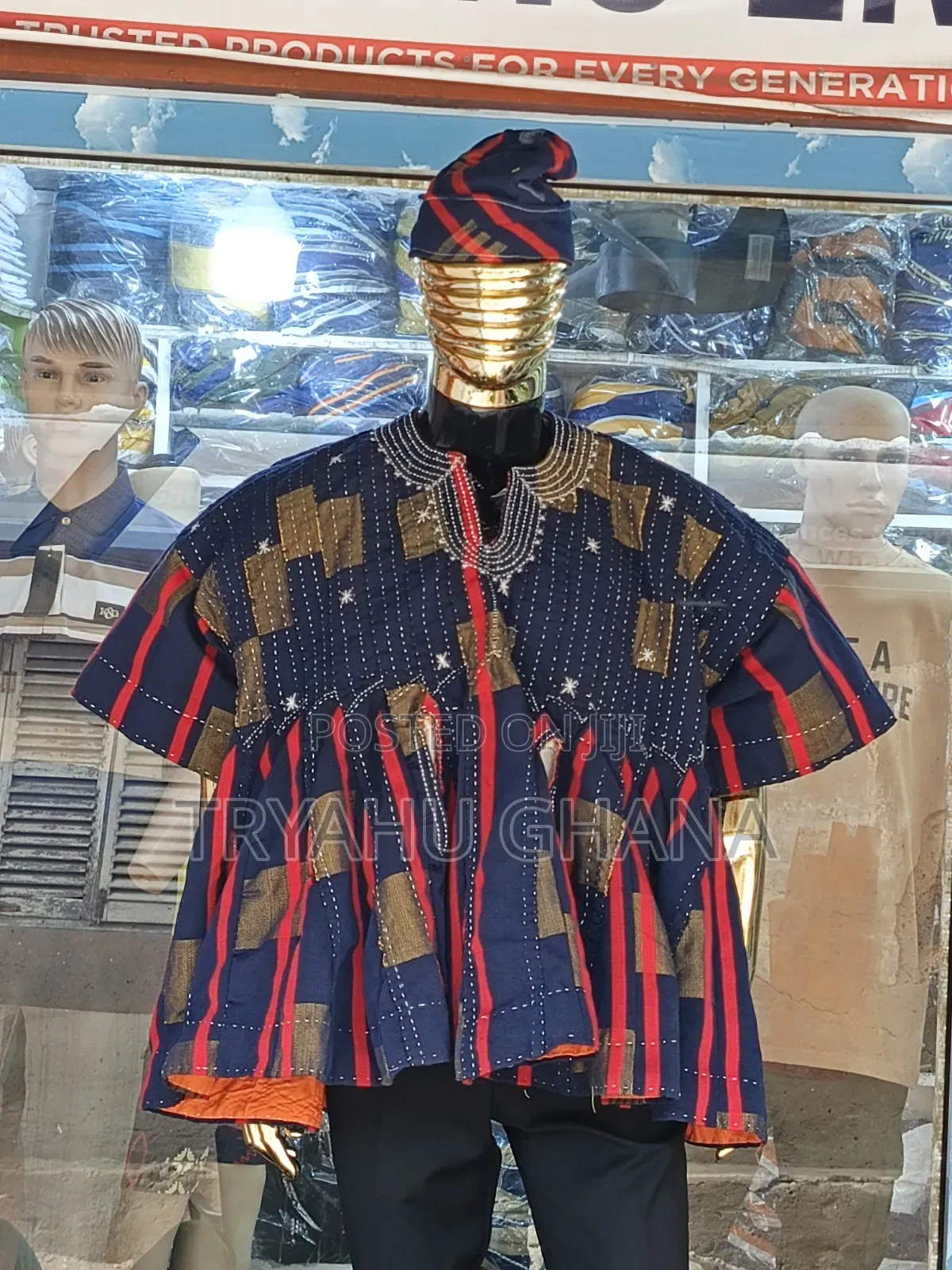 Tryahu Luxury Batakari-Fugu-Smock Hub in Accra-Affordable Smock Price