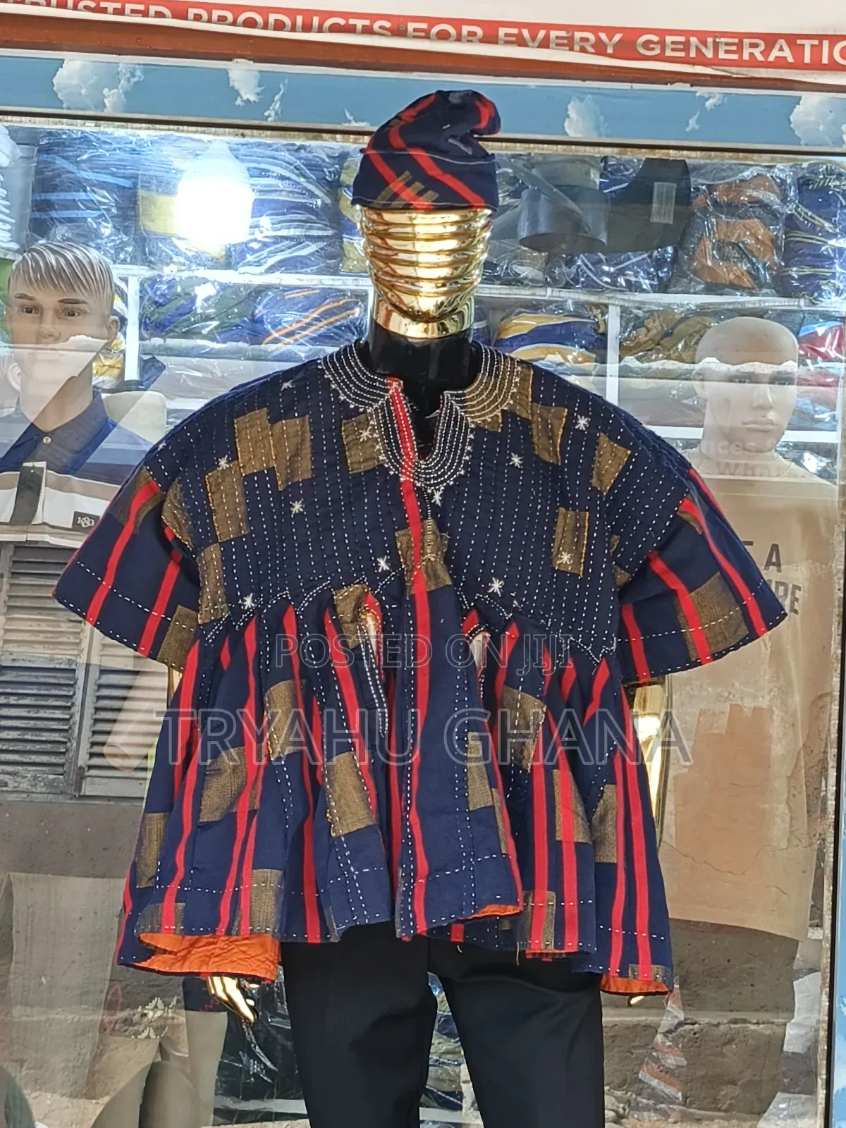 Shop Men's Luxury Fugu – Authentic Batakari for Executive Style-Tryahu