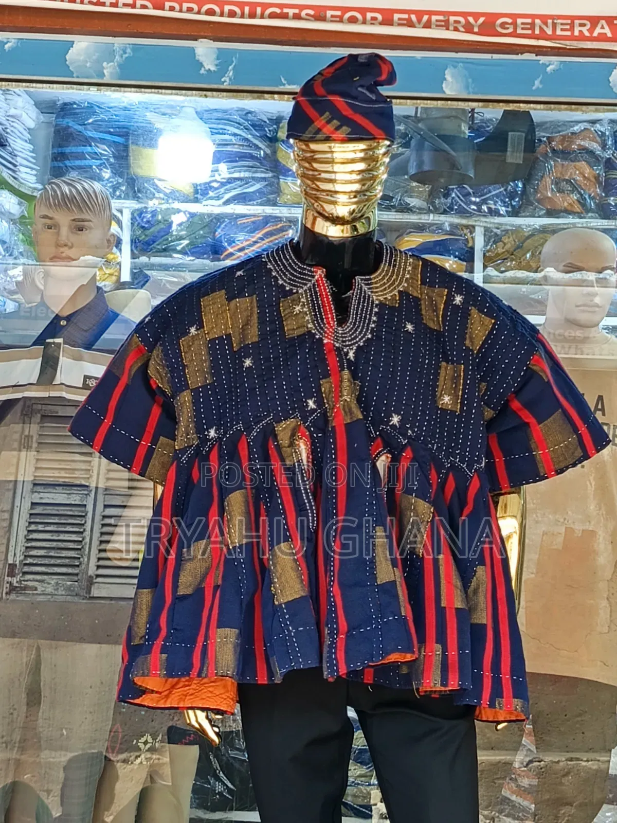 Buy Royal Prestige Batakari Smock – Luxury Fugu for Elite Occasions 