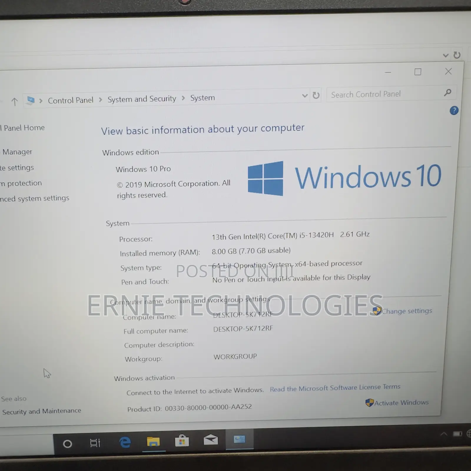 Laptop Lenovo Ideapad 3-14IIL05 8GB Intel Core i5 SSD 512GB