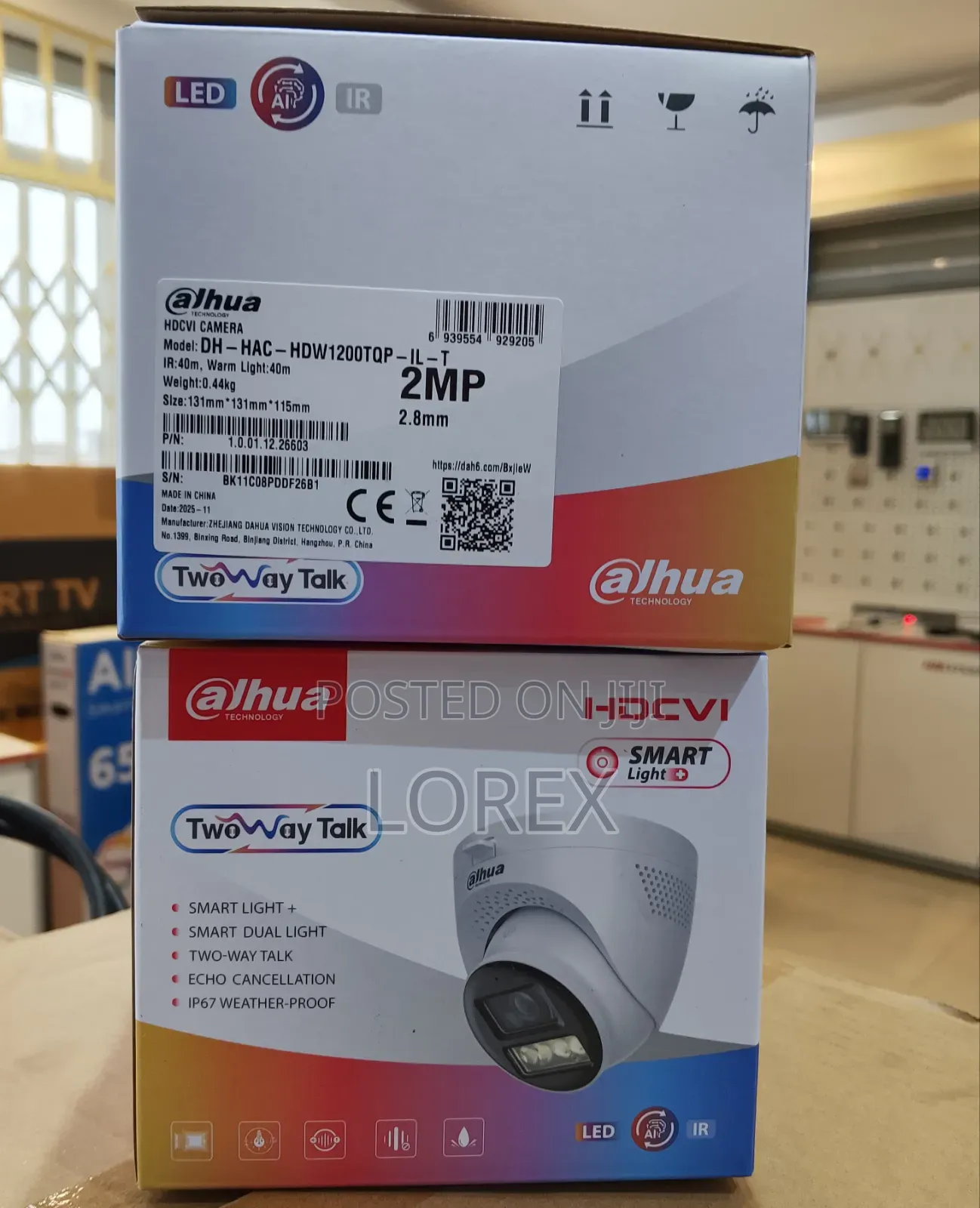 Dahua Camara 2mp Indoor 2 Way Audio Full Color Hac-Hdw1200tqp-Il-Tthe