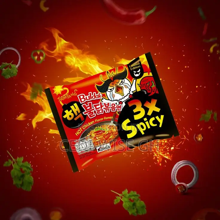 Samyang Limited Edition 3x Spicy 5 in 1 Chicken Ramen