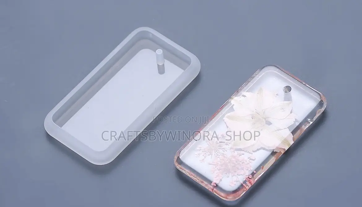 Epoxy Resin Pendant Mould – Rectangle Circle Shapes for Diy Jewelry