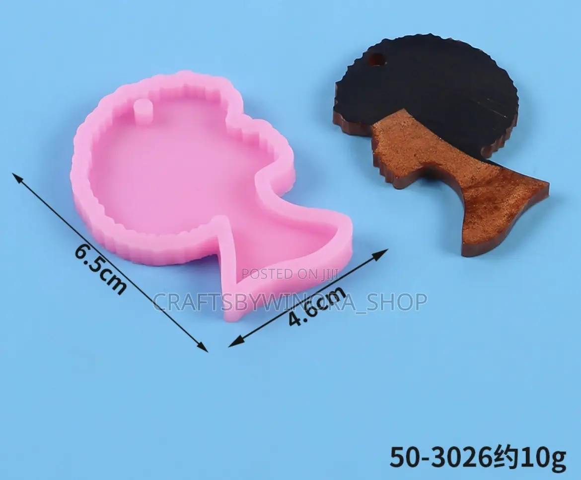 Epoxy Resin 8-in-1 Keychain Mould – Diy Jewelry Crafts
