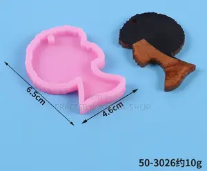 Epoxy Resin 8-in-1 Keychain Mould – Diy Jewelry Crafts